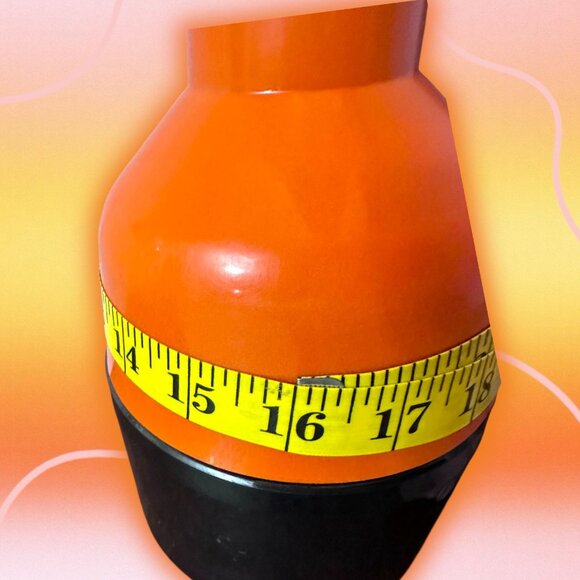 Vintage MCM Orange Black Teak Handle & Stopper G. Rosendahl Swedish Thermos - Picture 8 of 16